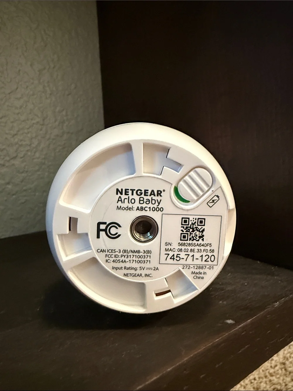 NETGEAR Arlo Baby Smart Camera in White